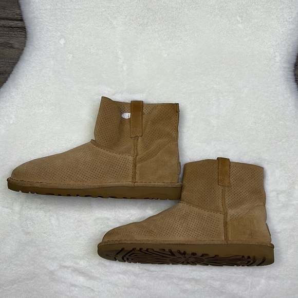 UGG Shoes - UGG Australia Woman’s US 9 Unlined Classic Mini Perf Suede Boots